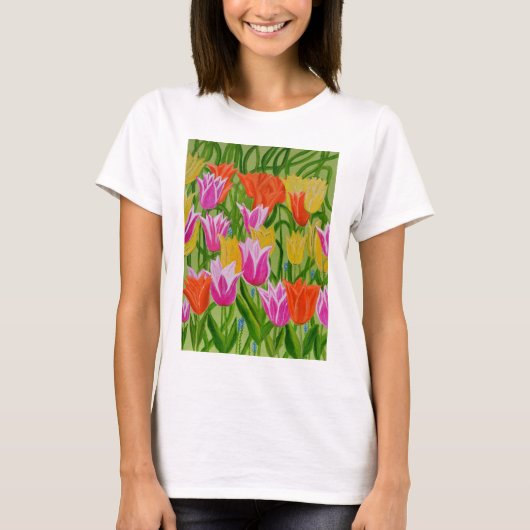 Tulpen T-shirt (Voorkant)