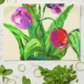 Tulpen Theedoek (Gevouwen)