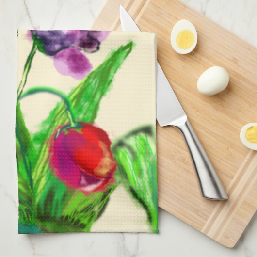 Tulpen Theedoek (Quarter Fold)