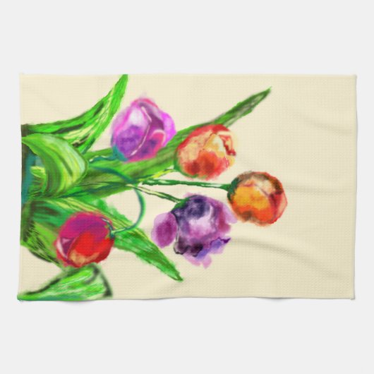 Tulpen Theedoek (Horizontaal)