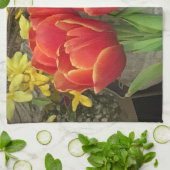 Tulpen Theedoek (Gevouwen)
