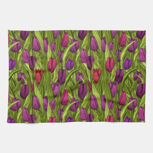 Tulpen Theedoek (Horizontaal)