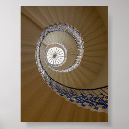 Tulpen trappen in Londen Poster