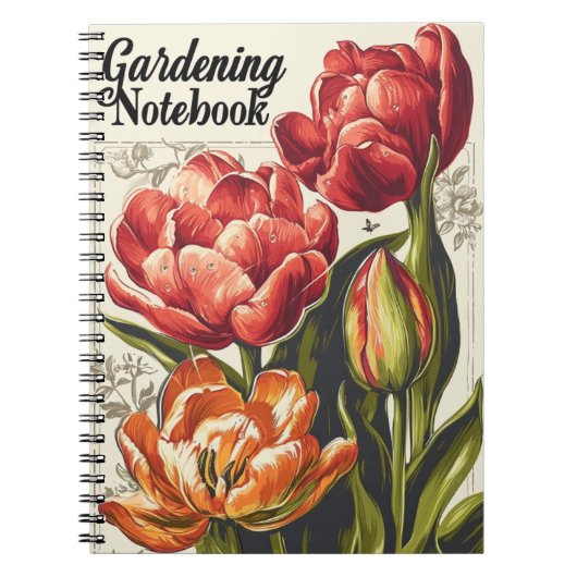  tulpen tuinieren notitieboek (Voorkant)