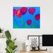 Tulpen, tulpen, tulpen poster (Thuiskantoor)