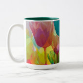 Tulpen Tweekleurige Koffiemok (Links)