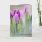 Tulpen, u bent de Moederdag van het Wereldcitaat Kaart (Voorkant)
