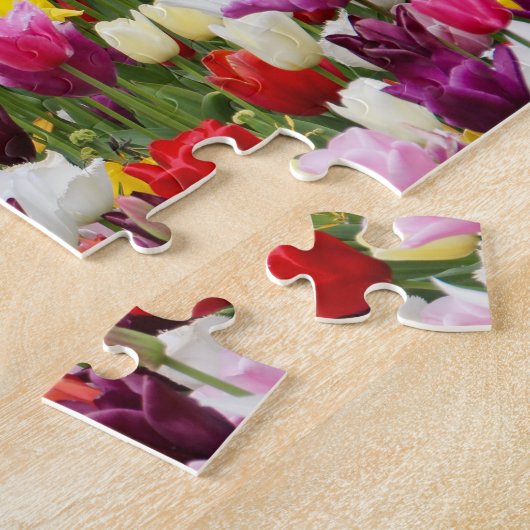 Tulpen uit Amsterdam. Legpuzzel (Zijkant)