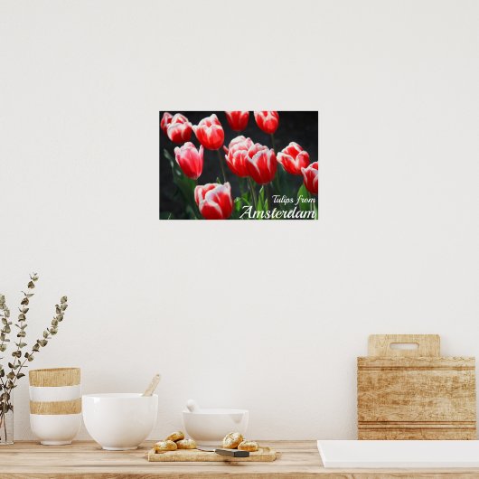 Tulpen uit Amsterdam Poster (Keuken)
