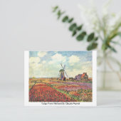 Tulpen uit nederland door Claude Monet Briefkaart (Staand voorkant)