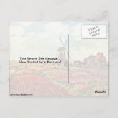Tulpen uit nederland door Claude Monet Briefkaart (Achterkant)