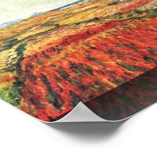 Tulpen uit nederland door Claude Monet Poster (Hoek)