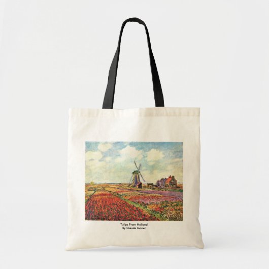 Tulpen uit nederland door Claude Monet Tote Bag (Voorkant)