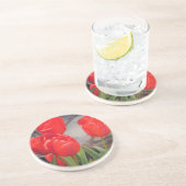 Tulpen van afgelopen lente. Het dromen van de lent Zandsteen Onderzetter (Zijkant)