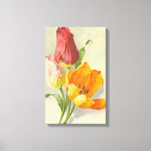 Tulpen van Catherine Klein Canvas Afdruk (Voorkant)