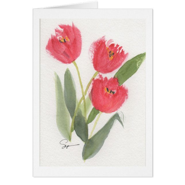 Tulpen van de Cheery Spring (Voorkant)