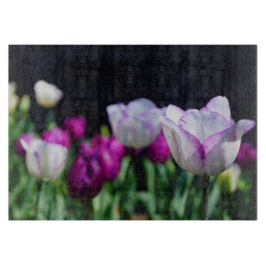 Tulpen van de Lente! Snijplank (Voorkant)