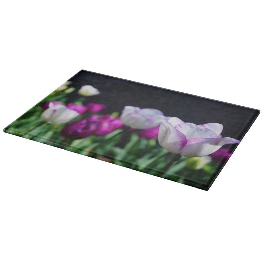 Tulpen van de Lente! Snijplank (Hoek)