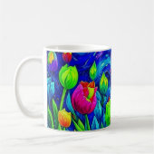 Tulpen van Gogh Stijl Koffiemok (Links)