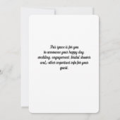 Tulpen van lentevat sparen de Datum Kaart (Achterkant)