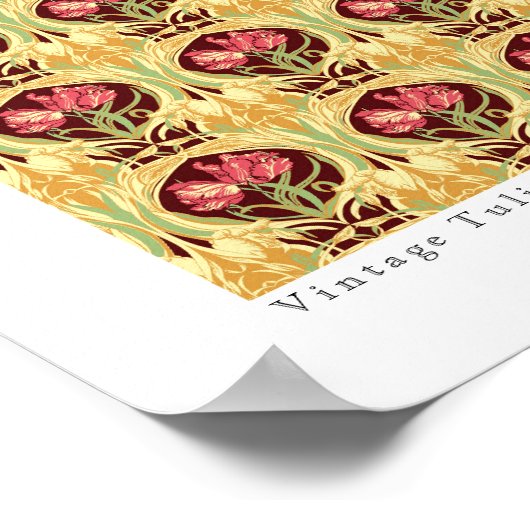 Tulpen van Linda Becker Poster (Hoek)