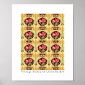 Tulpen van Linda Becker Poster (Voorkant)