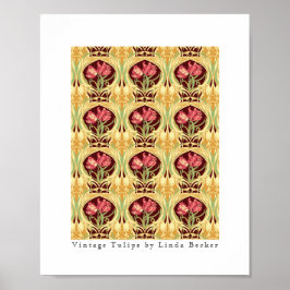 Tulpen van Linda Becker Poster