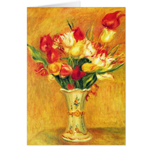 Tulpen van Pierre Renoir,  impressionistische kuns (Voorkant)