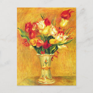 Tulpen van Pierre Renoir,  impressionistische kuns Briefkaart