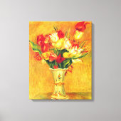 Tulpen van Pierre Renoir,  impressionistische kuns Canvas Afdruk (Voorkant)