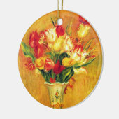 Tulpen van Pierre Renoir,  impressionistische kuns Keramisch Ornament (Links)