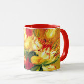 Tulpen van Pierre Renoir,  impressionistische kuns Mok (Voorkant rechts)