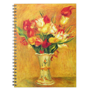 Tulpen van Pierre Renoir,  impressionistische kuns Notitieboek