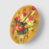 Tulpen van Pierre Renoir, impressionistische kuns Ronde Klok (Hoek)