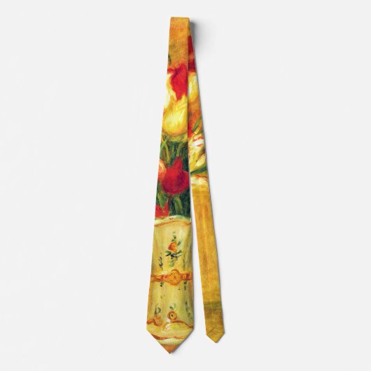 Tulpen van Pierre Renoir,  impressionistische kuns Stropdas (Voorkant)