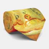 Tulpen van Pierre Renoir,  impressionistische kuns Stropdas (Opgerold)