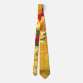 Tulpen van Pierre Renoir,  impressionistische kuns Stropdas (Achterkant)