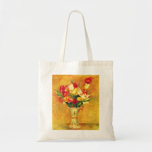 Tulpen van Pierre Renoir, impressionistische kuns Tote Bag (Voorkant)