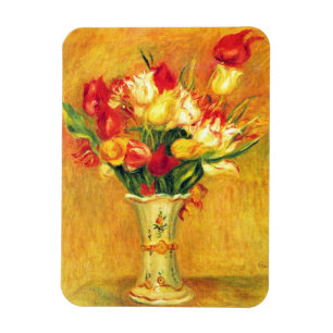 Tulpen van Pierre Renoir, Vintage Impressionisme K Magneet