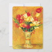 Tulpen van Pierre Renoir,  Vrijgezellenfeest Kaart (Voorkant)