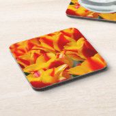 Tulpen van rood en geel onderzetter (Linkerzijde)