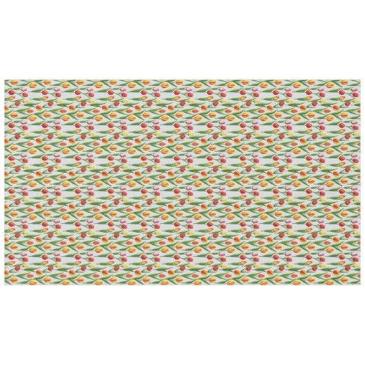 Tulpen van rood en geel tafelkleed (Voorkant (Horizontaal))