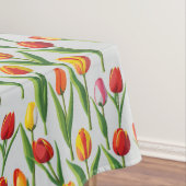 Tulpen van rood en geel tafelkleed (Voorbeeld)