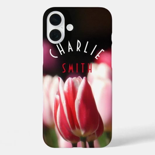 Tulpen van rood en wit (en roze) Case-Mate iPhone case (Achterkant)