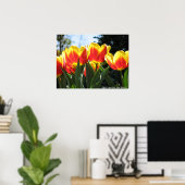 Tulpen van Vernon Estate monteren Poster (Thuiskantoor)