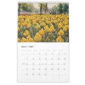 Tulpen veld waterverf schilderij 3 kalender (Mar 2027)