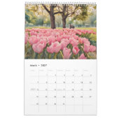 Tulpen veld waterverf schilderij 4 kalender (Mar 2027)
