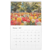 Tulpen veld waterverf schilderij 4 kalender (Feb 2027)