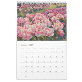 Tulpen veld waterverf schilderij 4 kalender (Jan 2027)