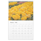 Tulpen veld waterverf schilderij 5 kalender (Feb 2026)